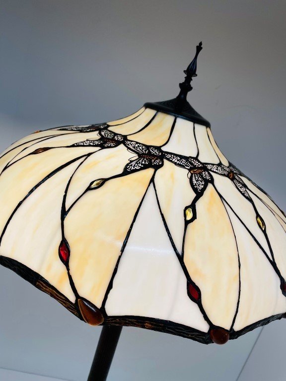 Tiffany vloerlamp Butterfly 50 Straight - Afbeelding 4