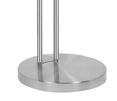 Vloerlamp Biarritz nikkel mat uplight - Afbeelding 4