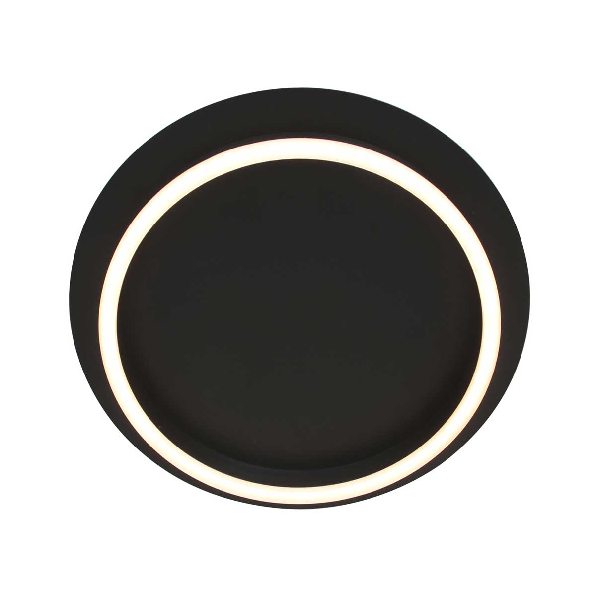 Plafondlamp Ringlux 32cm zwart - Afbeelding 2