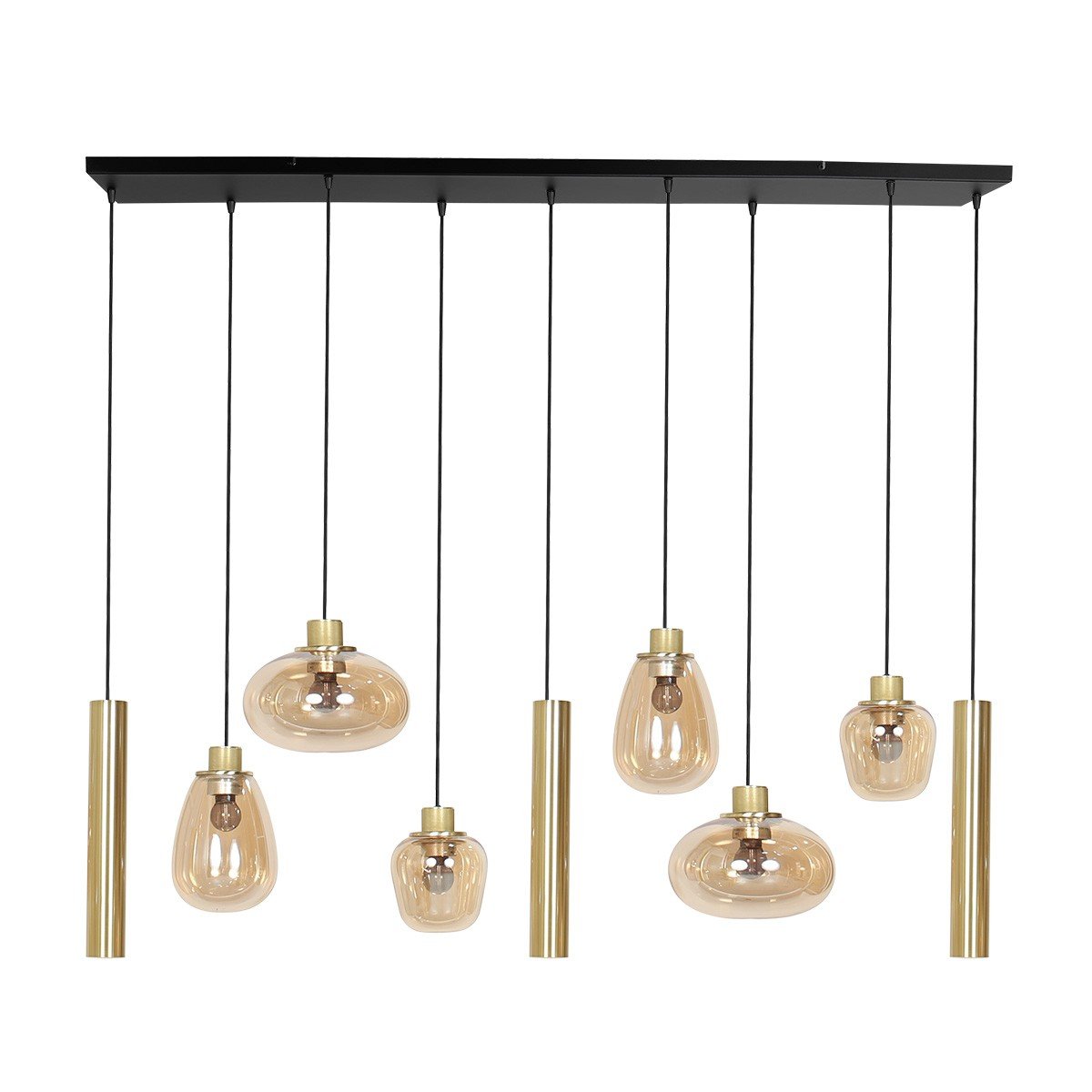 Hanglamp Reflexion Messing met 3 lichtkokers GU10 - Afbeelding 8