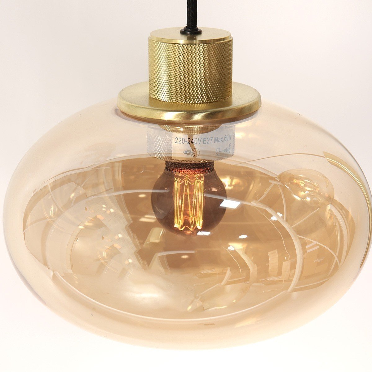 Hanglamp Reflexion Messing met 3 lichtkokers GU10 - Afbeelding 11