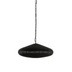 Hanglamp Ø51x20 cm BAHOTO mat zwart