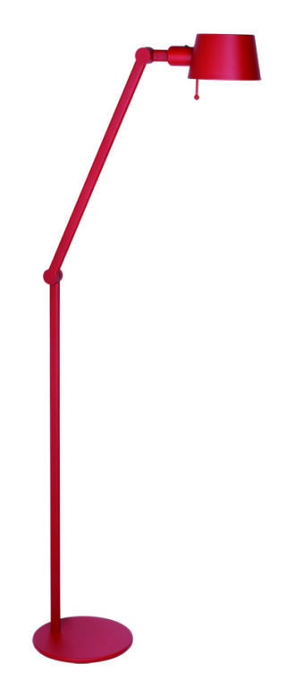 Vloerlamp Freelight Sovrano – Rood met Gouden Binnenkant, Retro Design