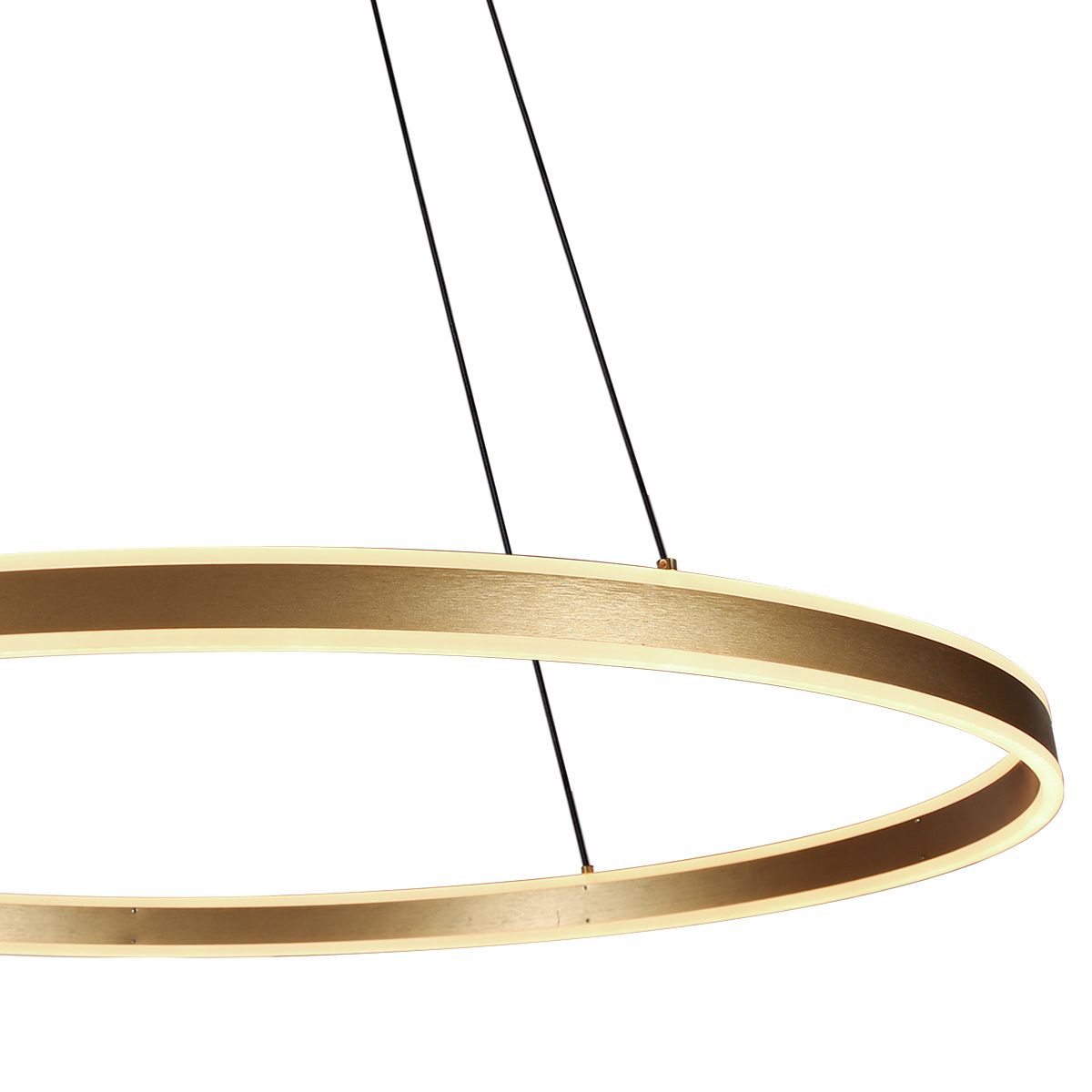 Hanglamp Ringlux 3676GO Goud – Dimbare LED ringlamp Ø100 cm met up- en downlight - Afbeelding 9