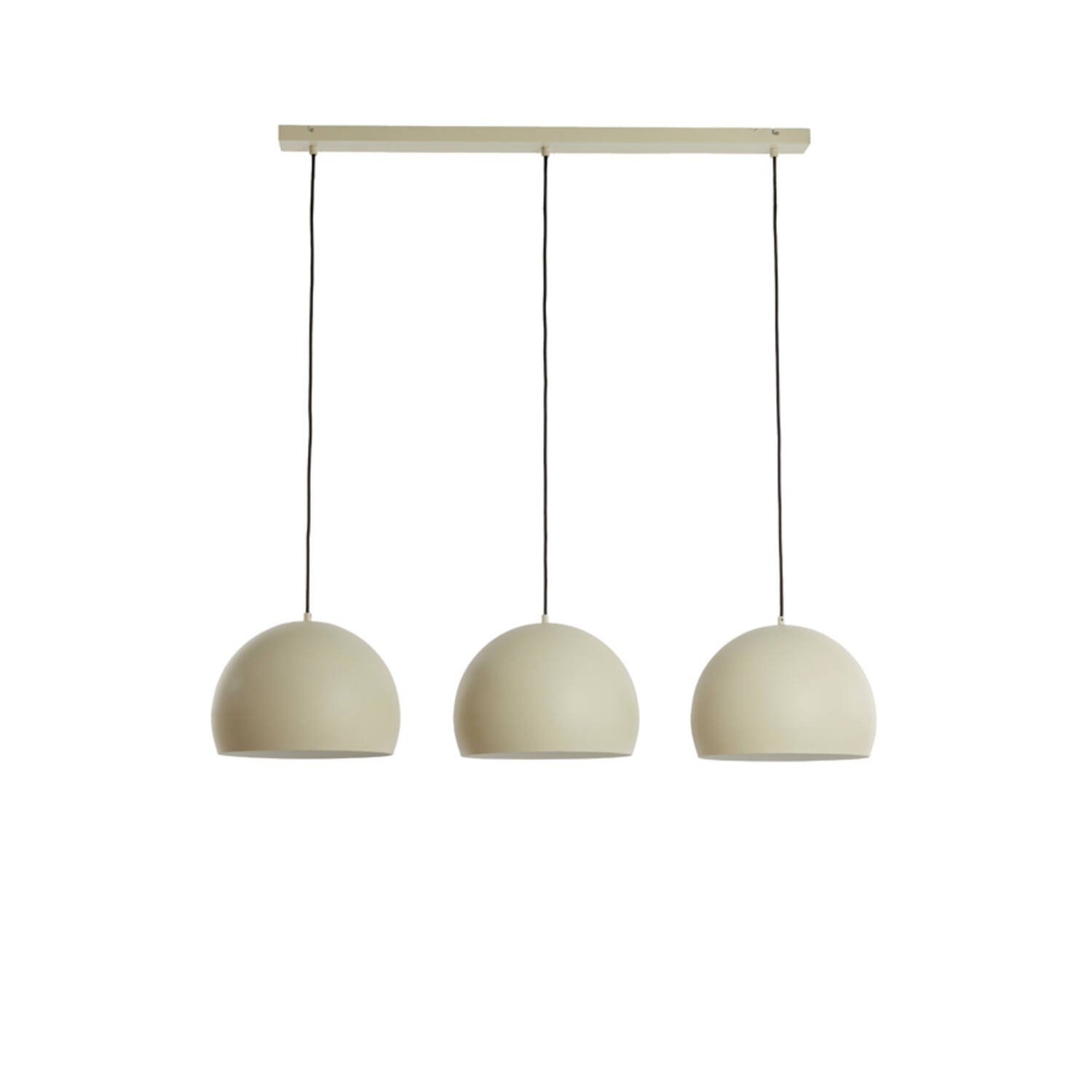 Hanglamp 3L 120x33x25 cm JAICEY licht grijs - Afbeelding 2