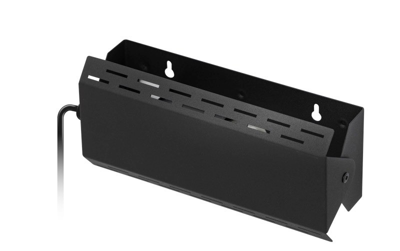 ETH Lano Bedwandlamp 1x E14 mat zwart ex.lichtbron