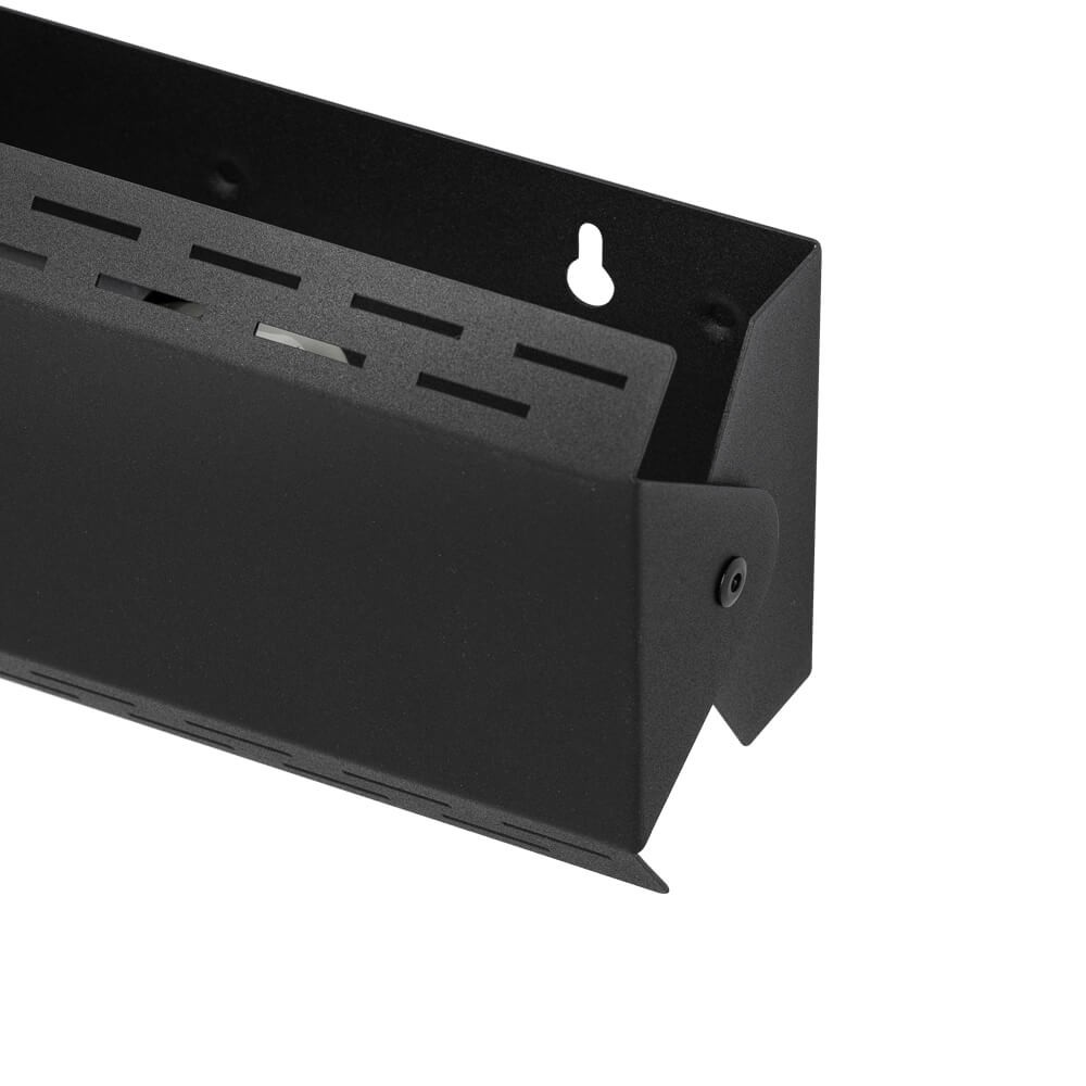 ETH Lano Bedwandlamp 1x E14 mat zwart ex.lichtbron - Afbeelding 3