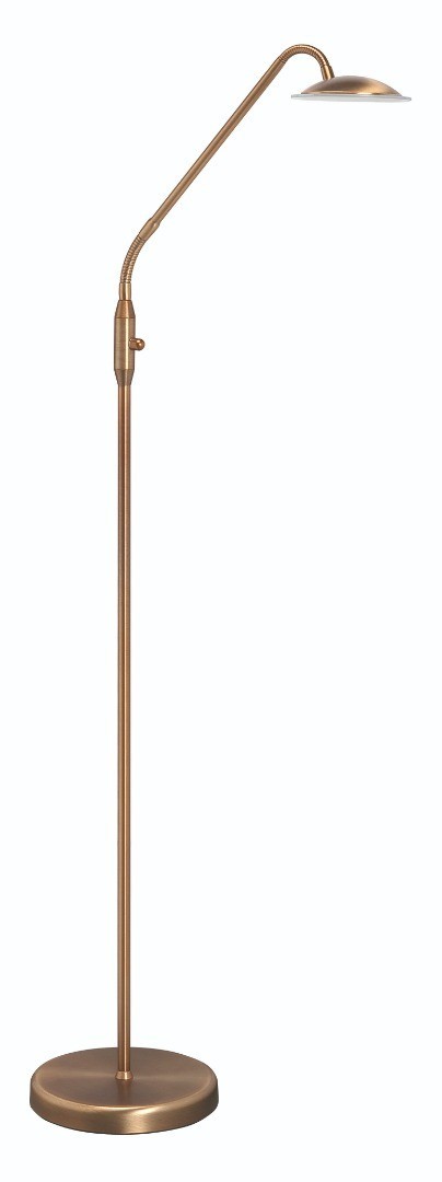 Leeslamp Jupiter 1-lichts 6W Led brons met dimmer OP=OP