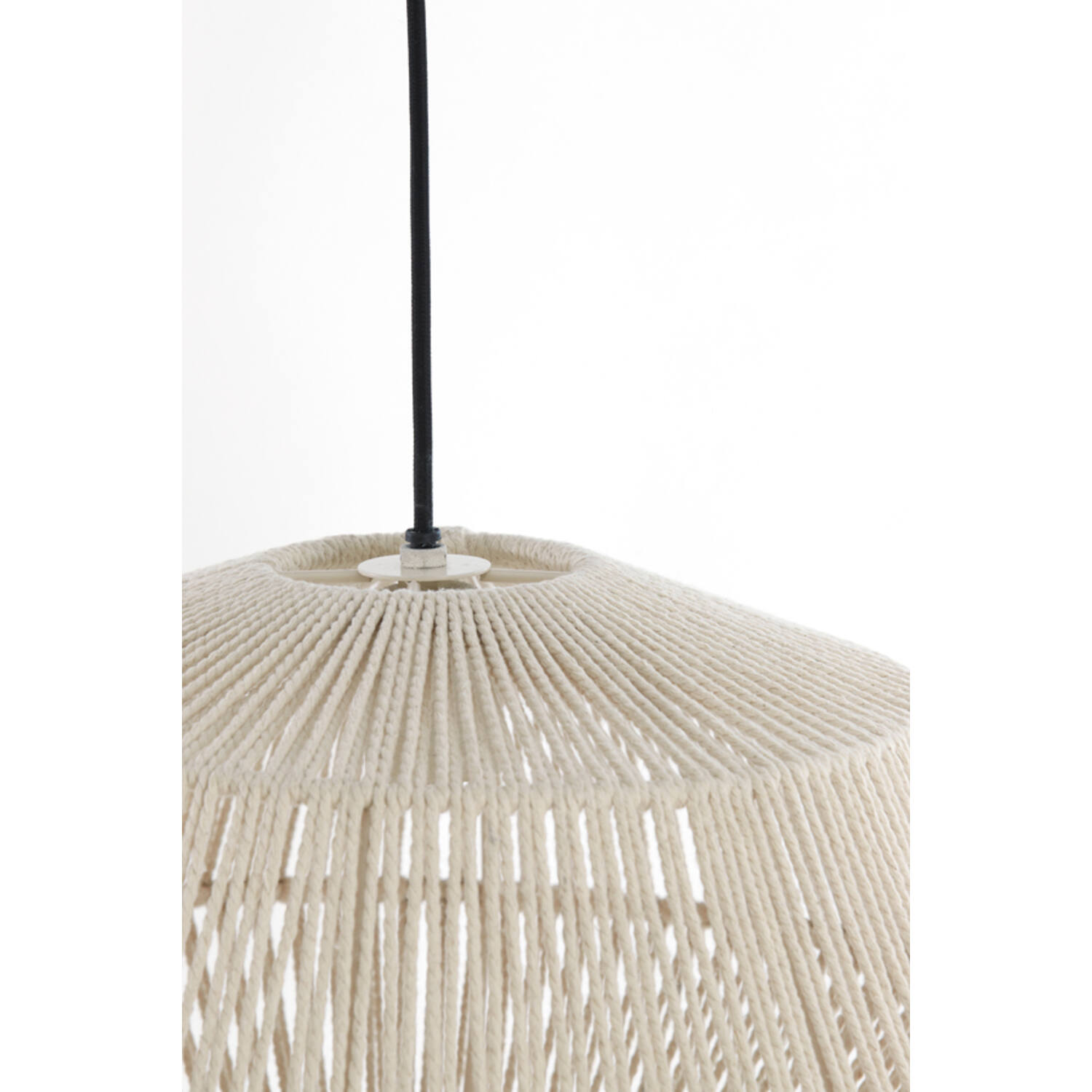 Hanglamp Ø40x24 cm DEYA crème - Afbeelding 4