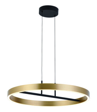 Freelight Hanglamp Livello Ø 60 cm – Zwart / Goud