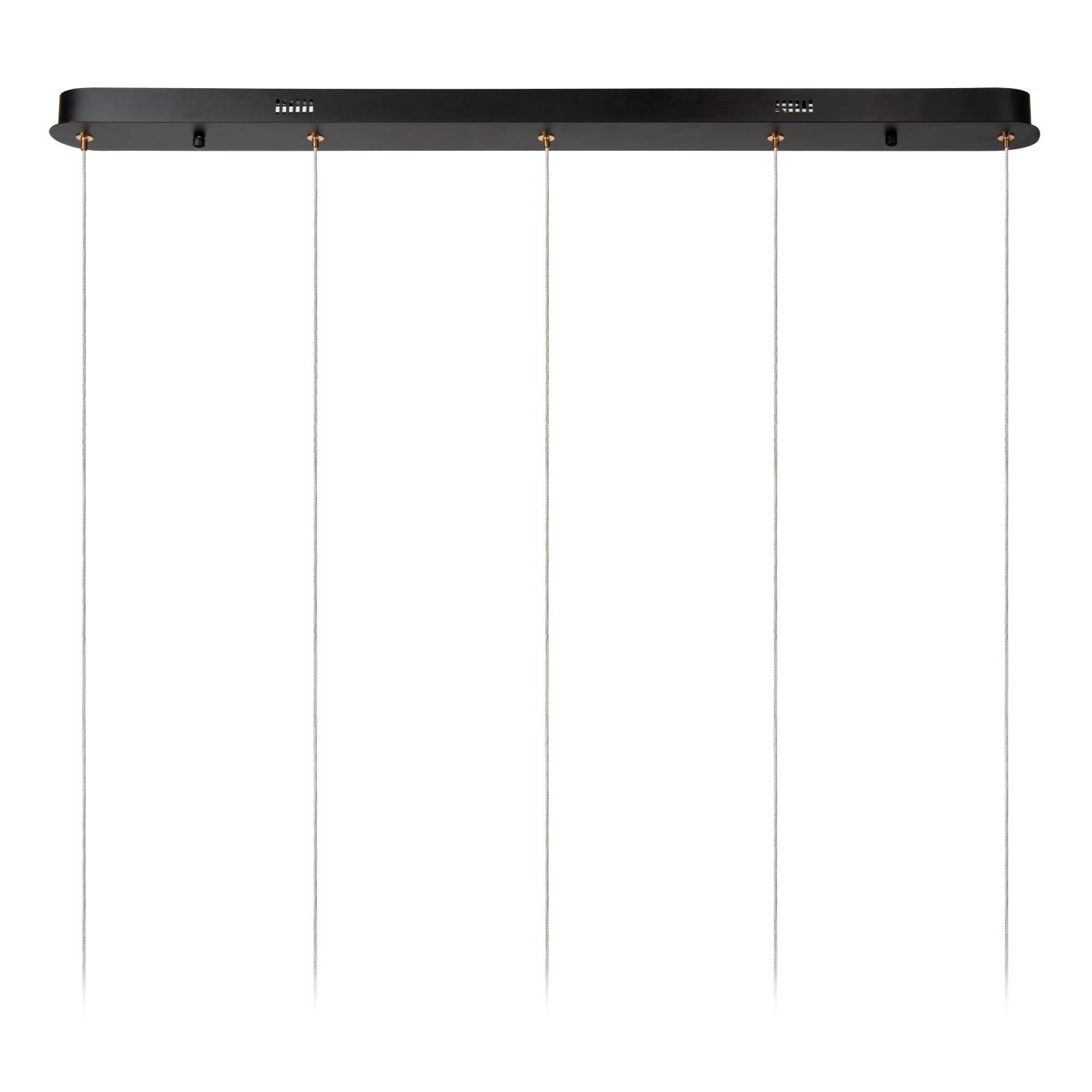 Lucide BERLIANE - Hanglamp - LED Dimb. - 5x4W 2700K - Transparant - Afbeelding 4
