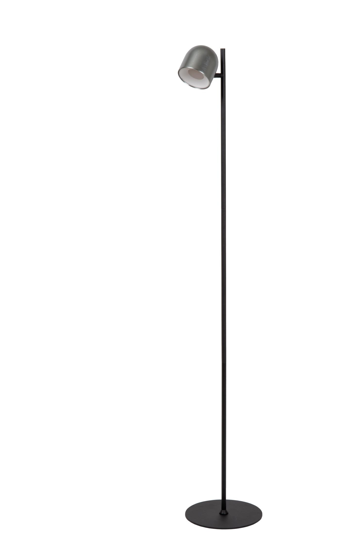 Lucide SKANSKA RECH - Oplaadbare Vloerlamp Binnen/Buiten - Accu/Batterij - Ø 23 cm - LED Dimb. - 1x3W 3000K/6000K - IP44 - Grijs ijzer - Afbeelding 2