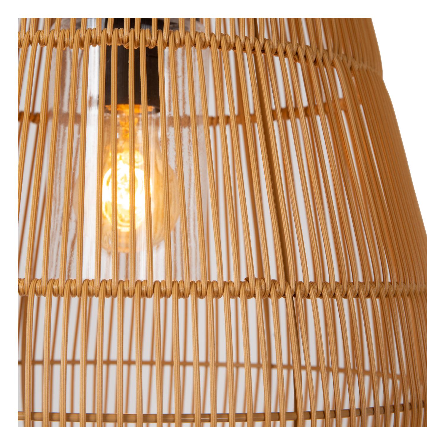 Lucide NERIDA - Hanglamp Binnen/Buiten - Ø 35 cm - 1xE27 - IP44 - Naturel - Afbeelding 6