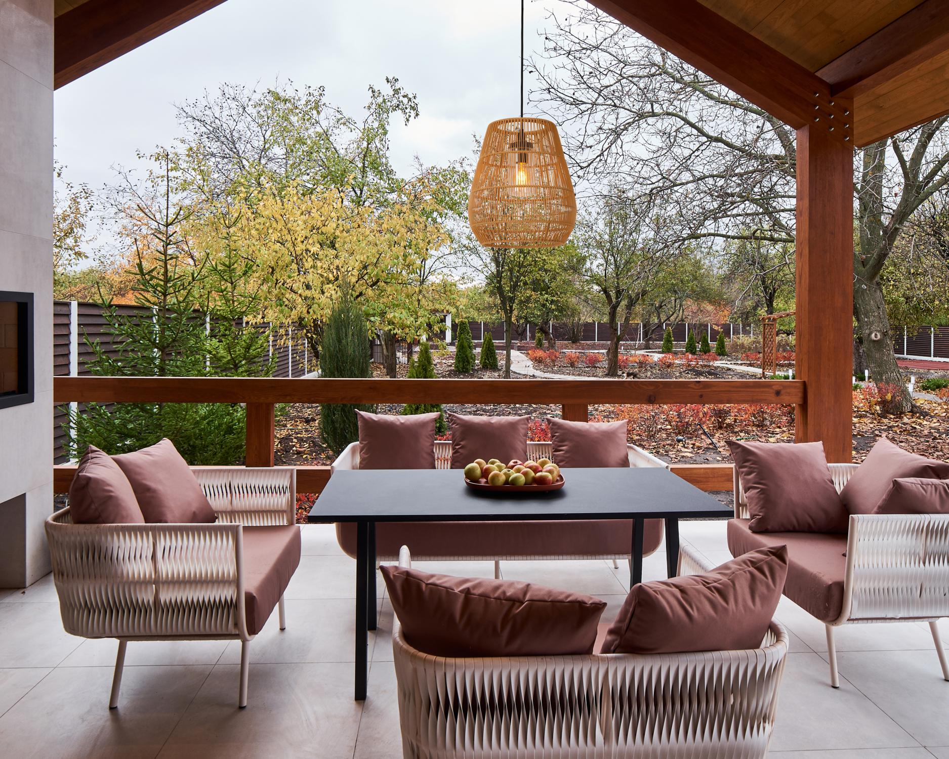 Lucide NERIDA - Hanglamp Binnen/Buiten - Ø 35 cm - 1xE27 - IP44 - Naturel - Afbeelding 4