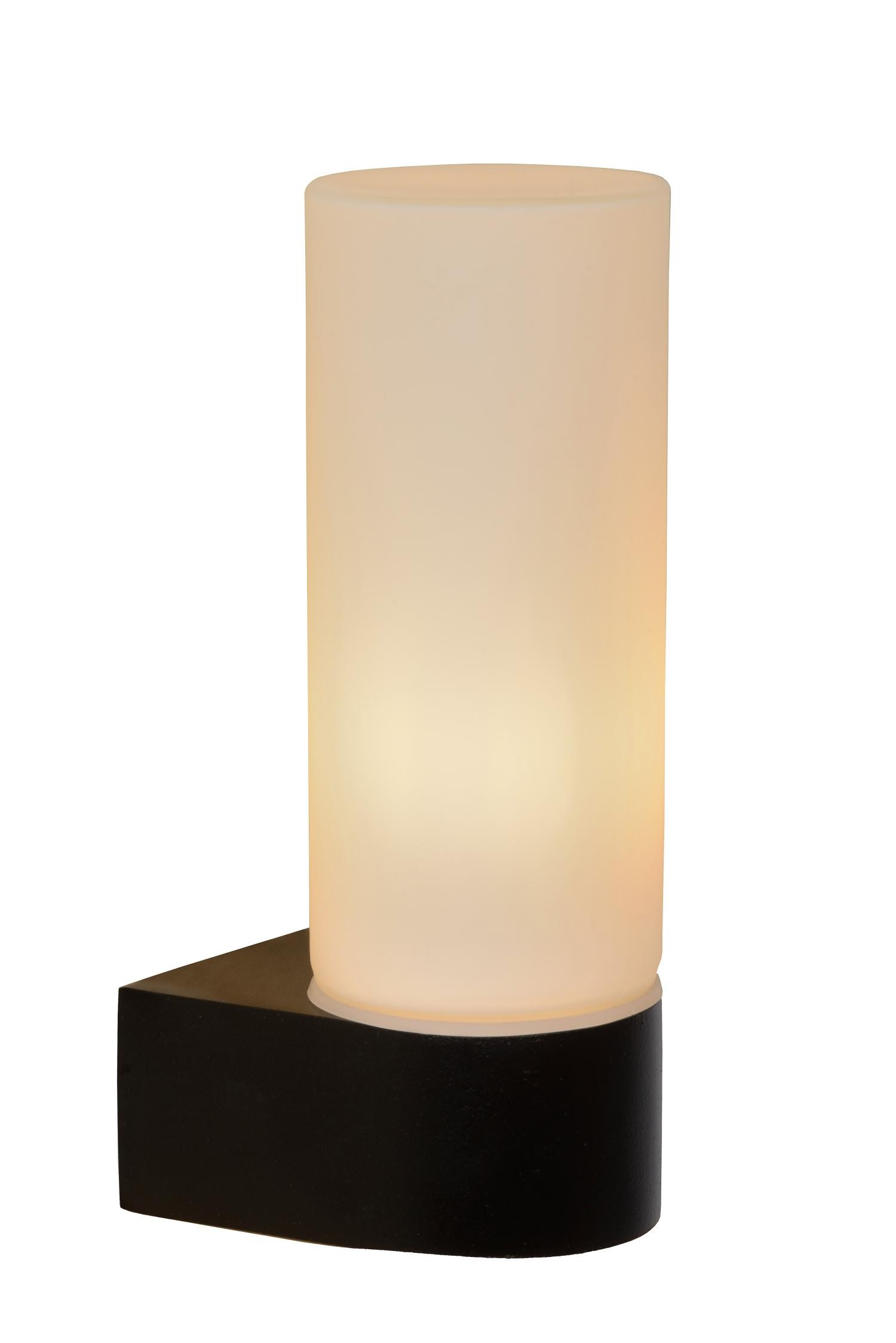 Lucide Jelte - Wandlamp Badkamer 12 cm 1xG9 IP44 Zwart kopen? - Industrieel Wonen