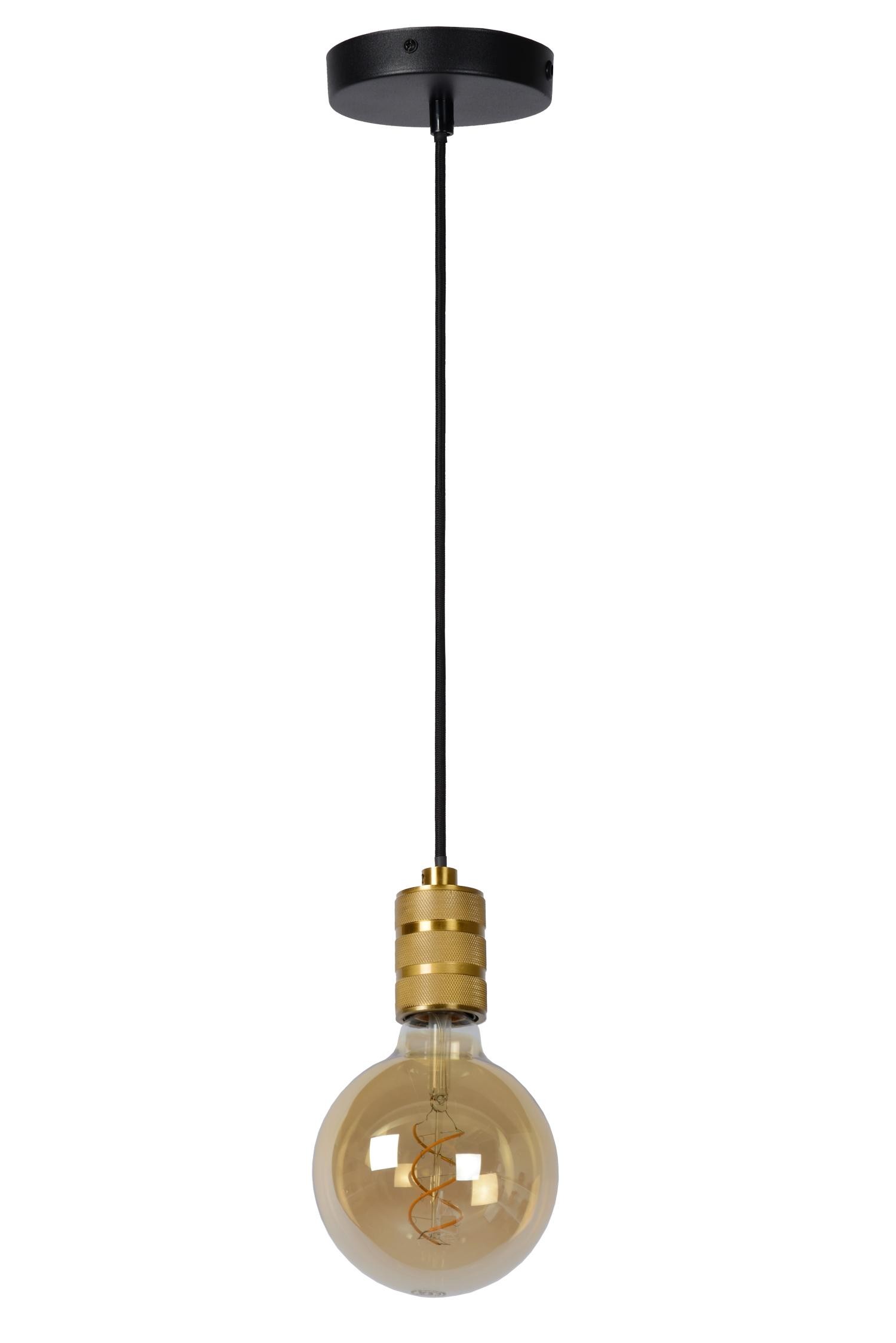 Lucide JOVA - Hanglamp - Ø 12 cm - 1xE27 - Mat Goud / Messing - Afbeelding 2