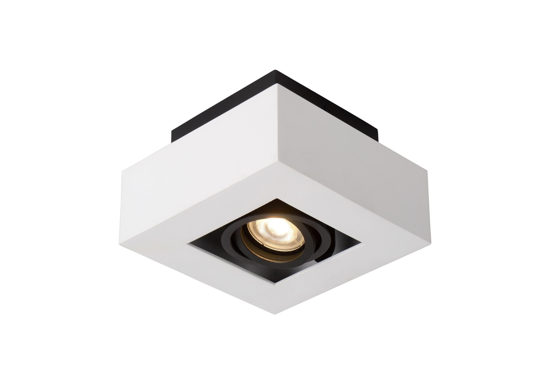 Lucide XIRAX - Plafondspot - LED Dim to warm - GU10 - 1x5W 2200K/3000K - Wit - Afbeelding 6