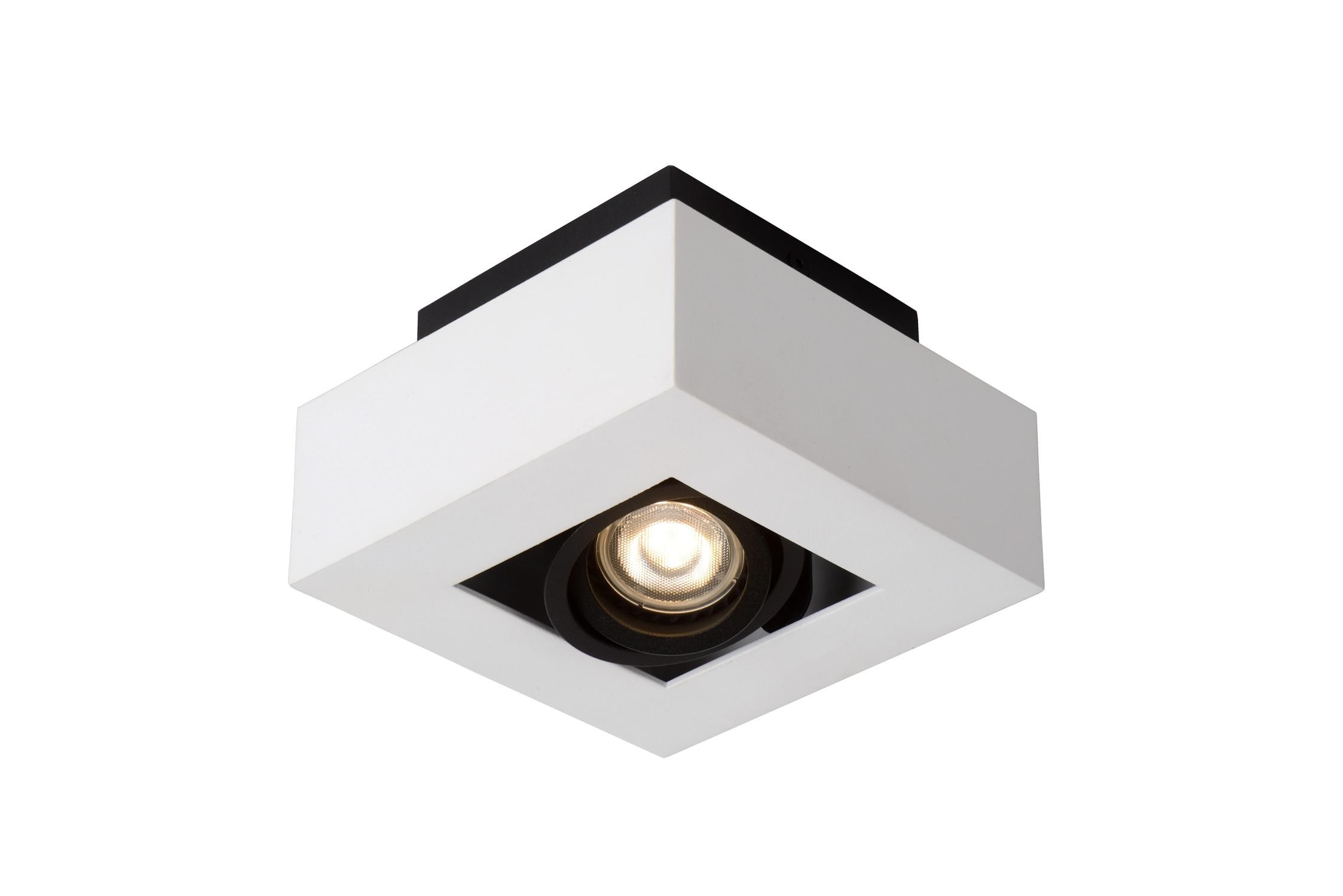 Lucide XIRAX - Plafondspot - LED Dim to warm - GU10 - 1x5W 2200K/3000K - Wit - Afbeelding 7