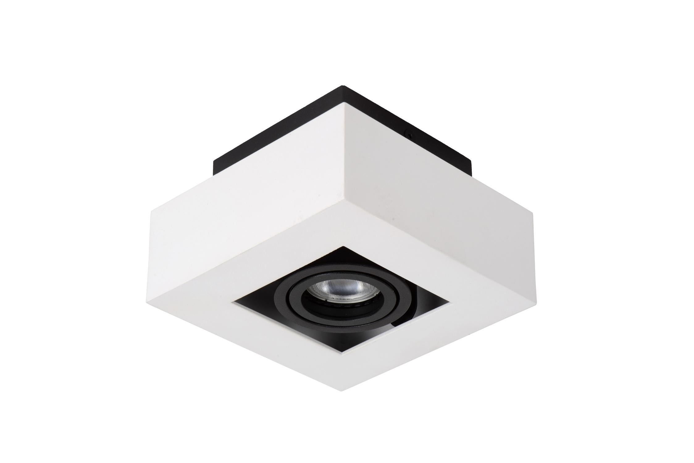 Lucide XIRAX - Plafondspot - LED Dim to warm - GU10 - 1x5W 2200K/3000K - Wit - Afbeelding 2