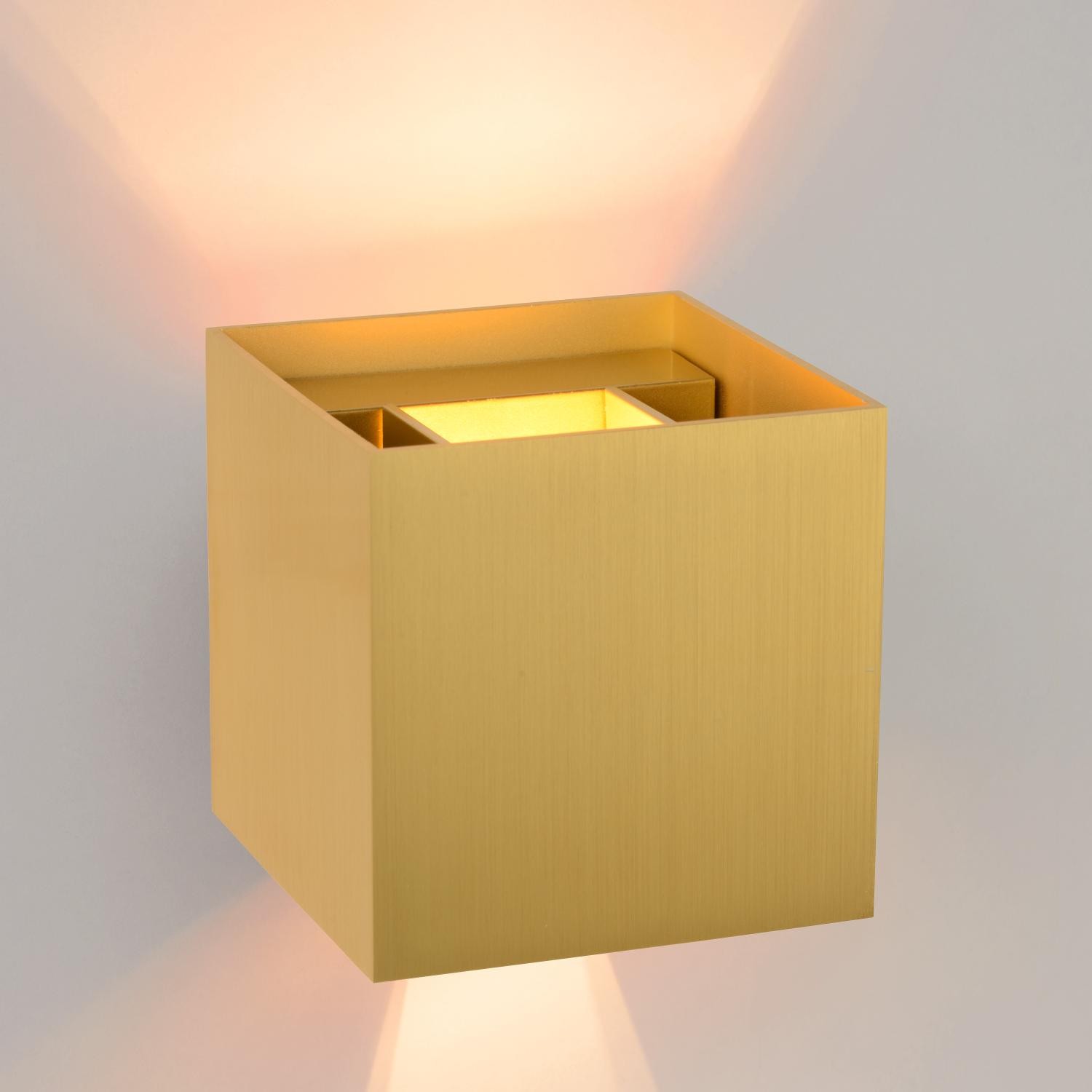 Lucide XIO - Wandlamp - LED Dimb. - G9 - 1x4W 2700K - Verstelbare stralingshoek - Mat Goud / Messing - Afbeelding 6