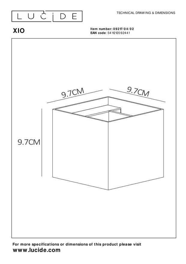 Lucide XIO - Wandlamp - LED Dimb. - G9 - 1x4W 2700K - Verstelbare stralingshoek - Mat Goud / Messing - Afbeelding 7