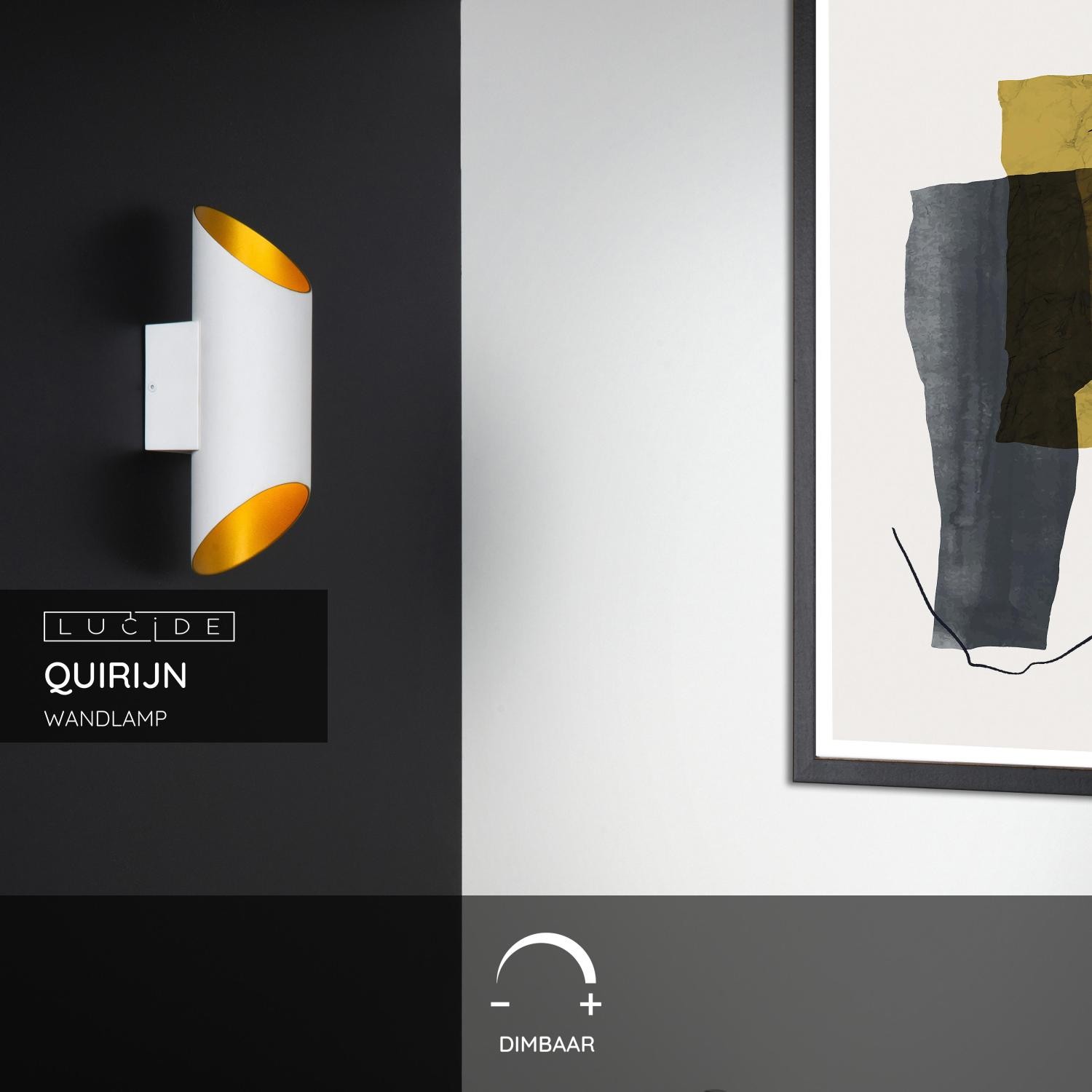 Lucide QUIRIJN - Wandlamp - Ø 10 cm - 1xG9 - Wit - Afbeelding 3