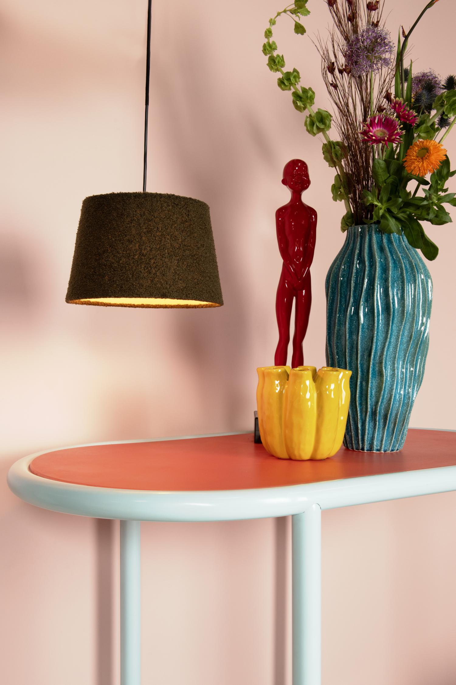 Lucide WOOLLY - Hanglamp - Ø 28 cm - 1xE27 - Groen - Afbeelding 4