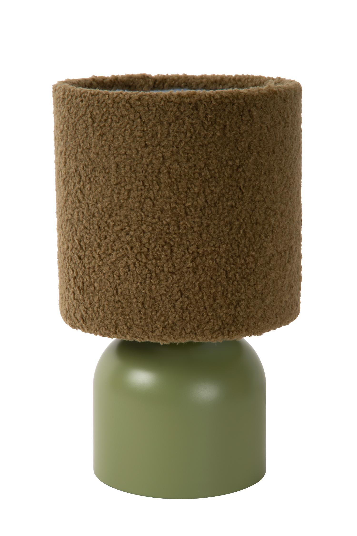 Lucide WOOLLY - Tafellamp - Ø 16 cm - 1xE14 - Groen - Afbeelding 2