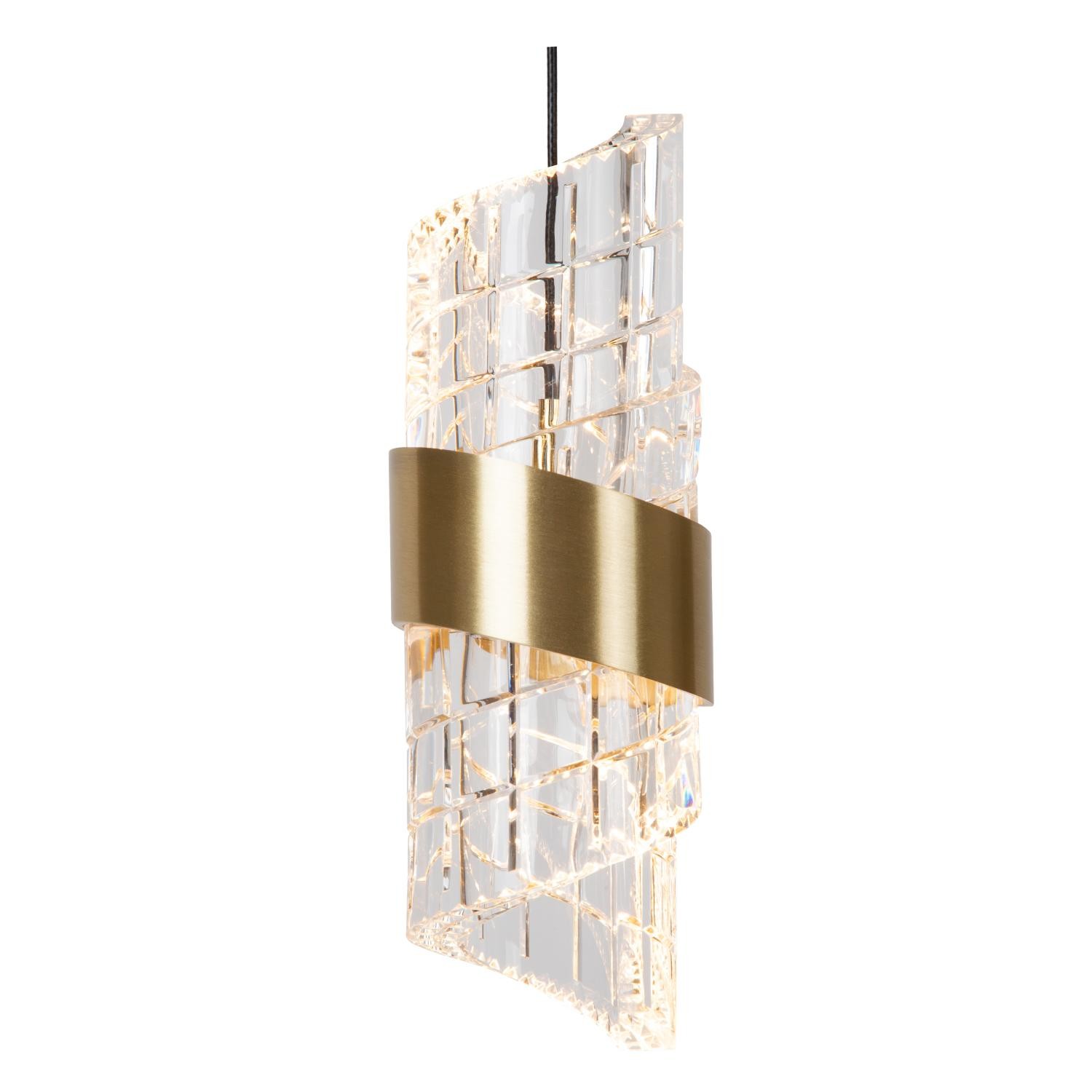 Lucide KLIGANDE - Hanglamp - LED Dimb. - 5x7,8W 2700K - Mat Goud / Messing - Afbeelding 5