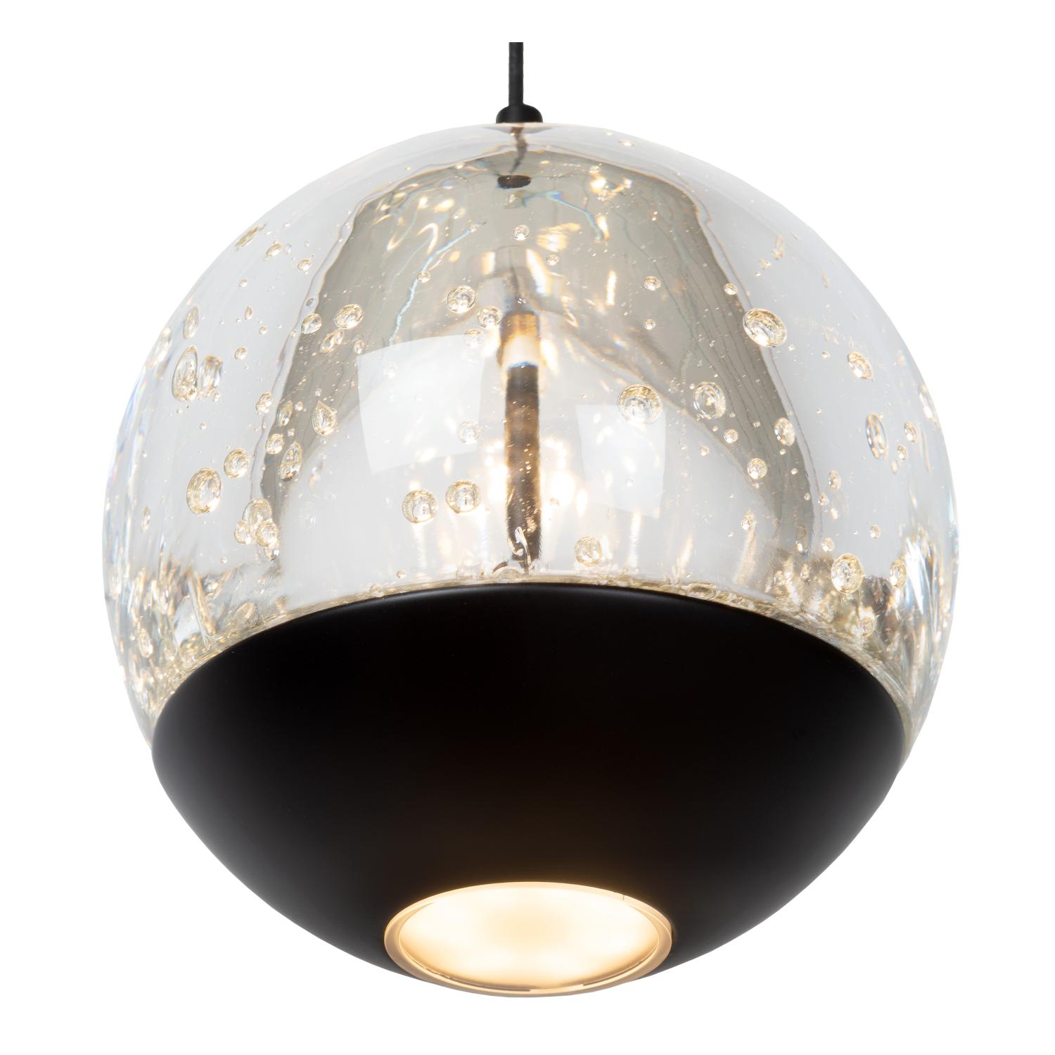 Lucide SENTUBAL - Hanglamp - LED Dimb. - 5x5,3W 2700K - Zwart - Afbeelding 6