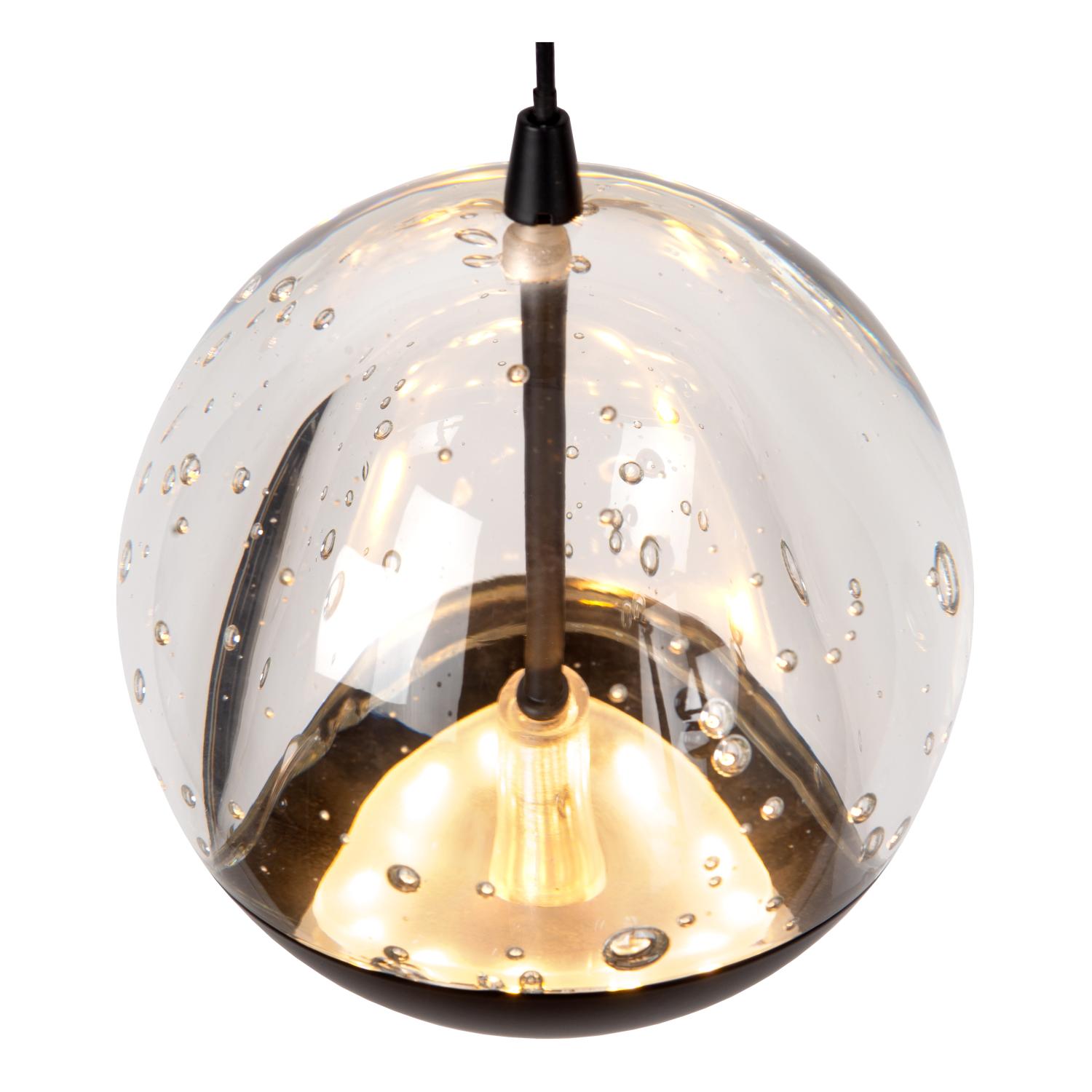 Lucide SENTUBAL - Hanglamp - LED Dimb. - 5x5,3W 2700K - Zwart - Afbeelding 7