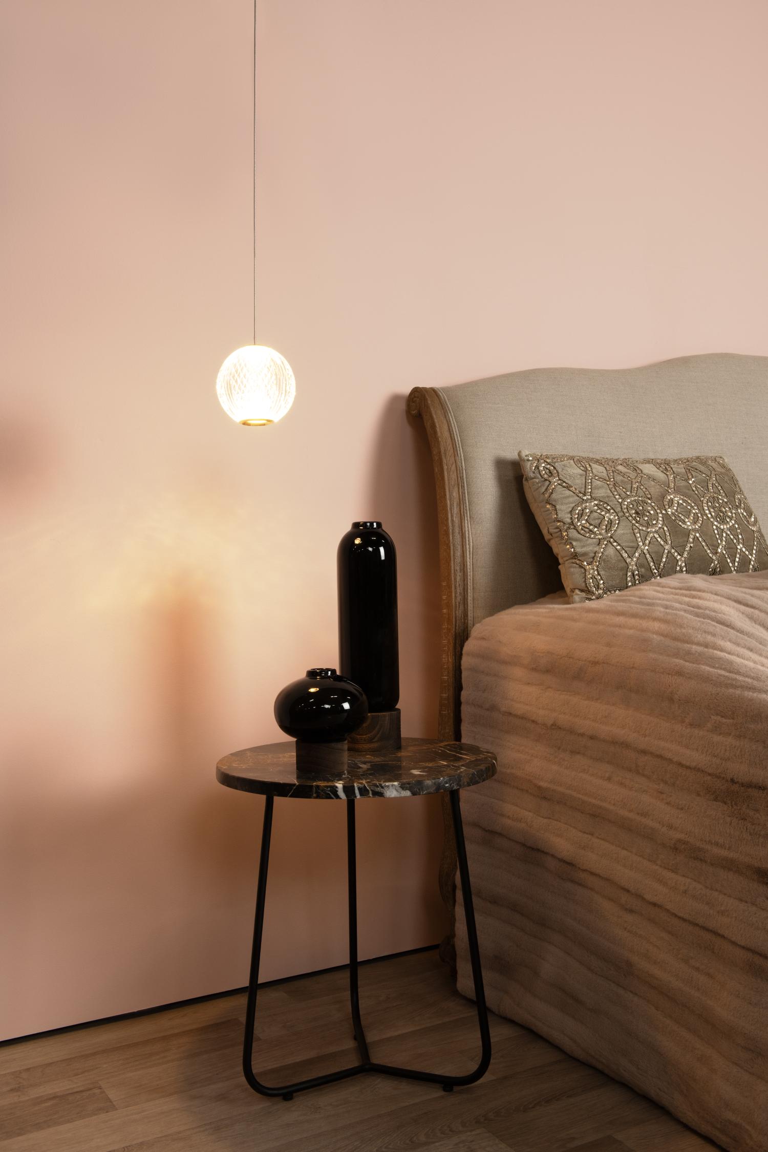 Lucide CINTRA - Hanglamp - Ø 14 cm - LED - 1x5,7W 2700K - Transparant - Afbeelding 4