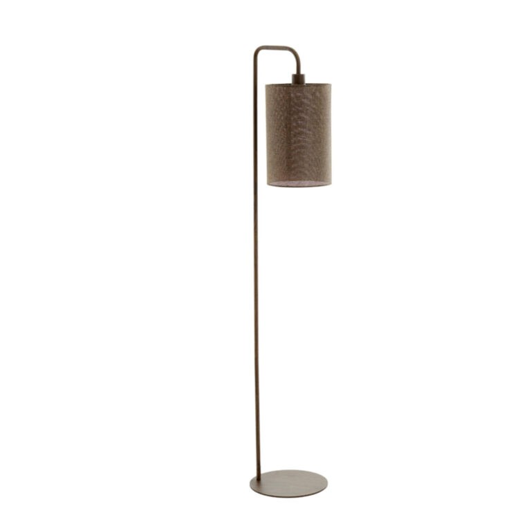 Vloerlamp 33,5x28x155 cm DONIO hout print d bruin+d bruin - Afbeelding 3