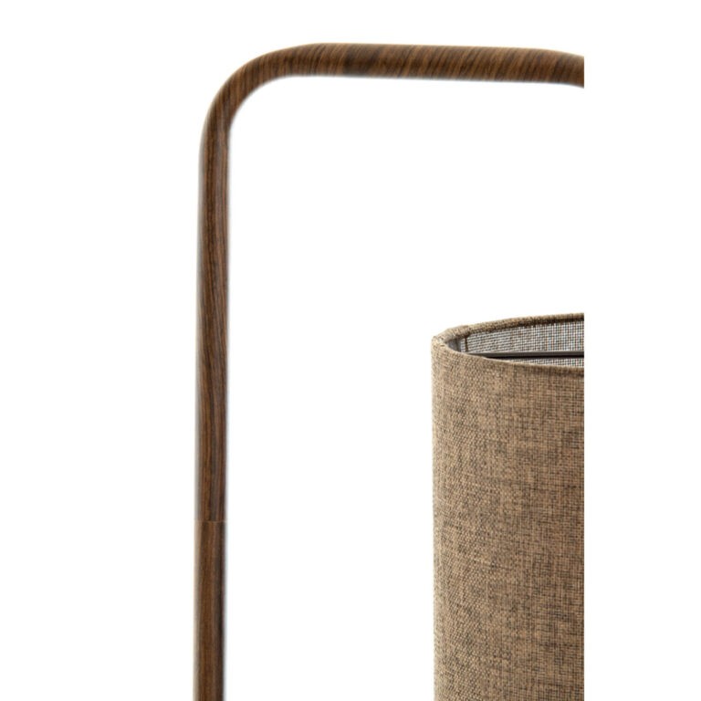 Vloerlamp 33,5x28x155 cm DONIO hout print d bruin+d bruin - Afbeelding 6