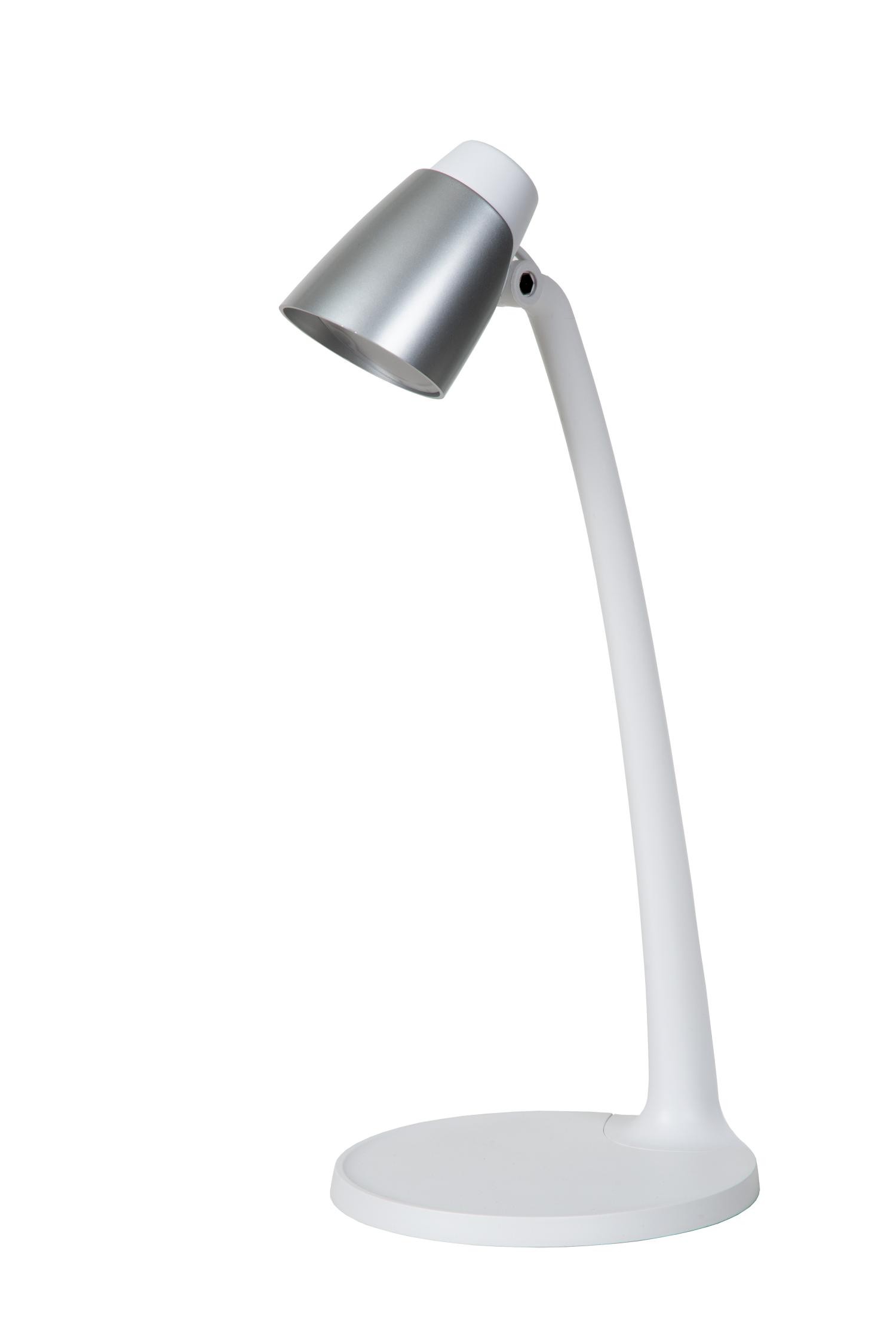 Lucide LUDO - Bureaulamp - LED - 1x4,5W 3000K - Wit - Afbeelding 2