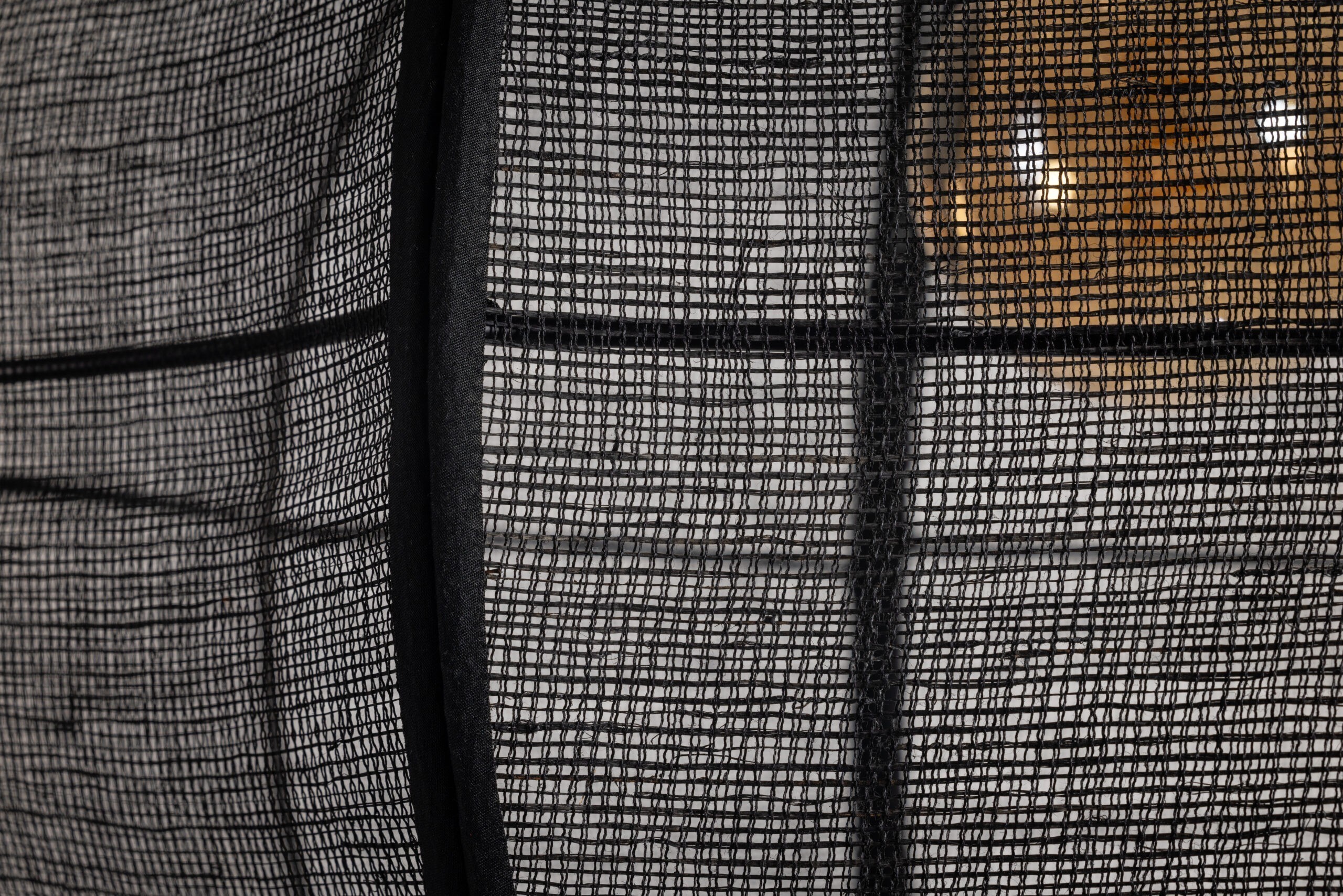 Fabric hanglamp zwart 48cm - Afbeelding 4