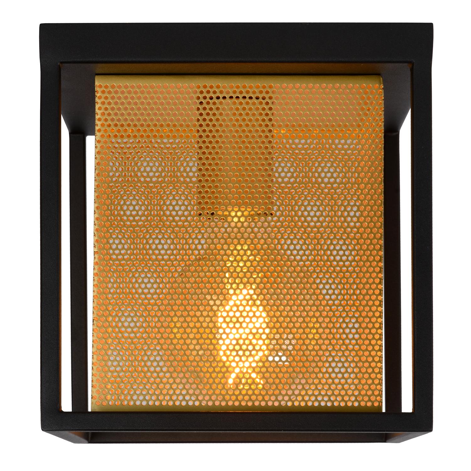 Lucide LUUK - Plafonnière (Plafondlamp) - 1xE27 - Zwart