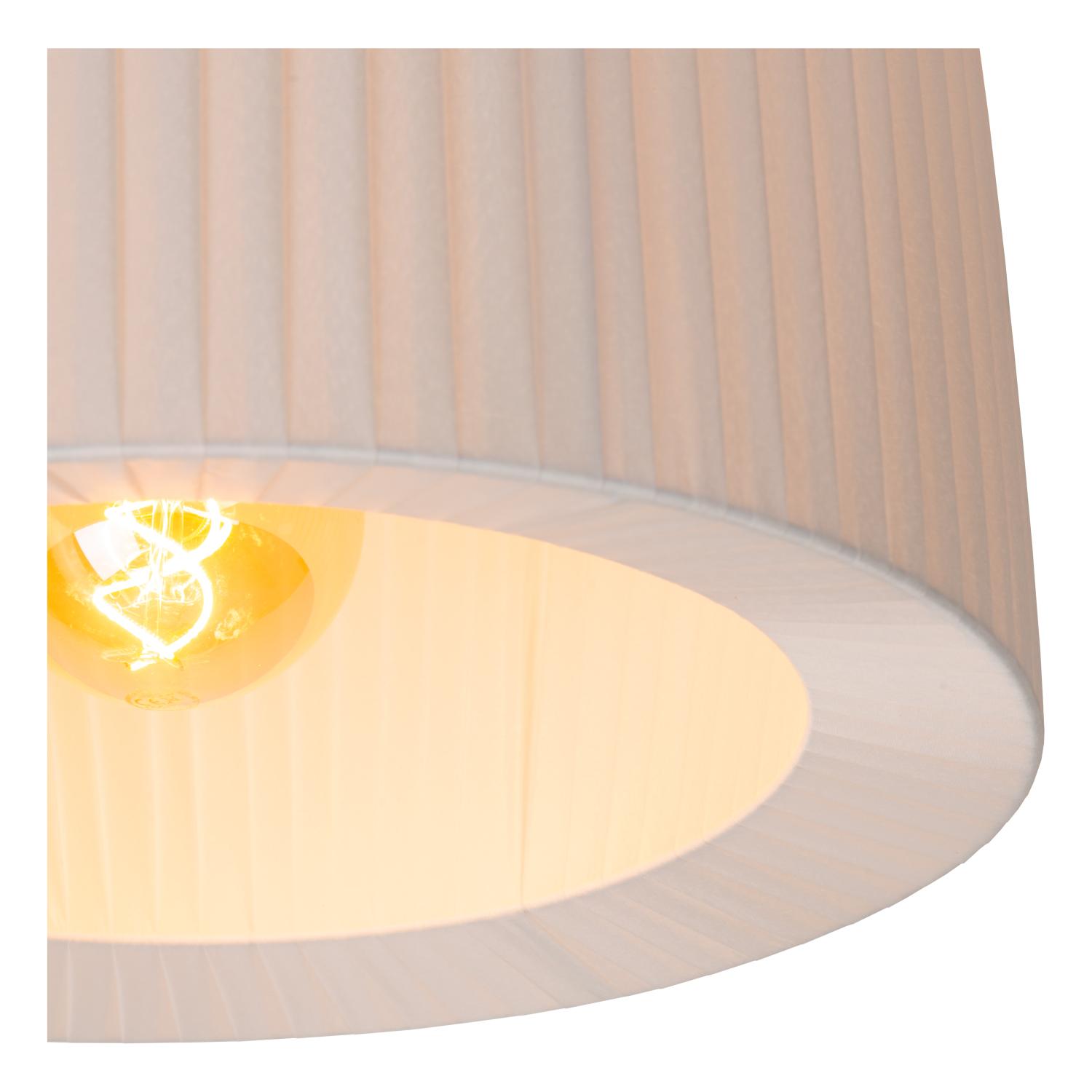 Lucide FOLD - Plafonnière - Ø 40 cm - 1xE27 - Wit - Afbeelding 3