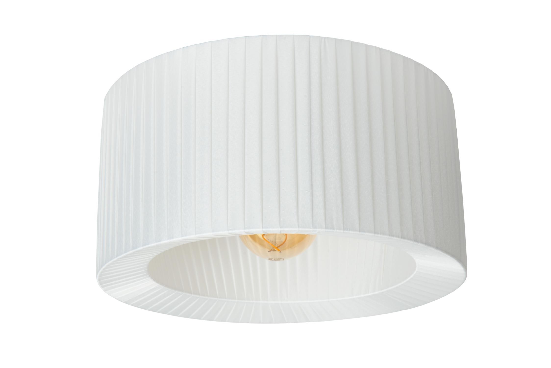 Lucide FOLD - Plafonnière - Ø 40 cm - 1xE27 - Wit - Afbeelding 2