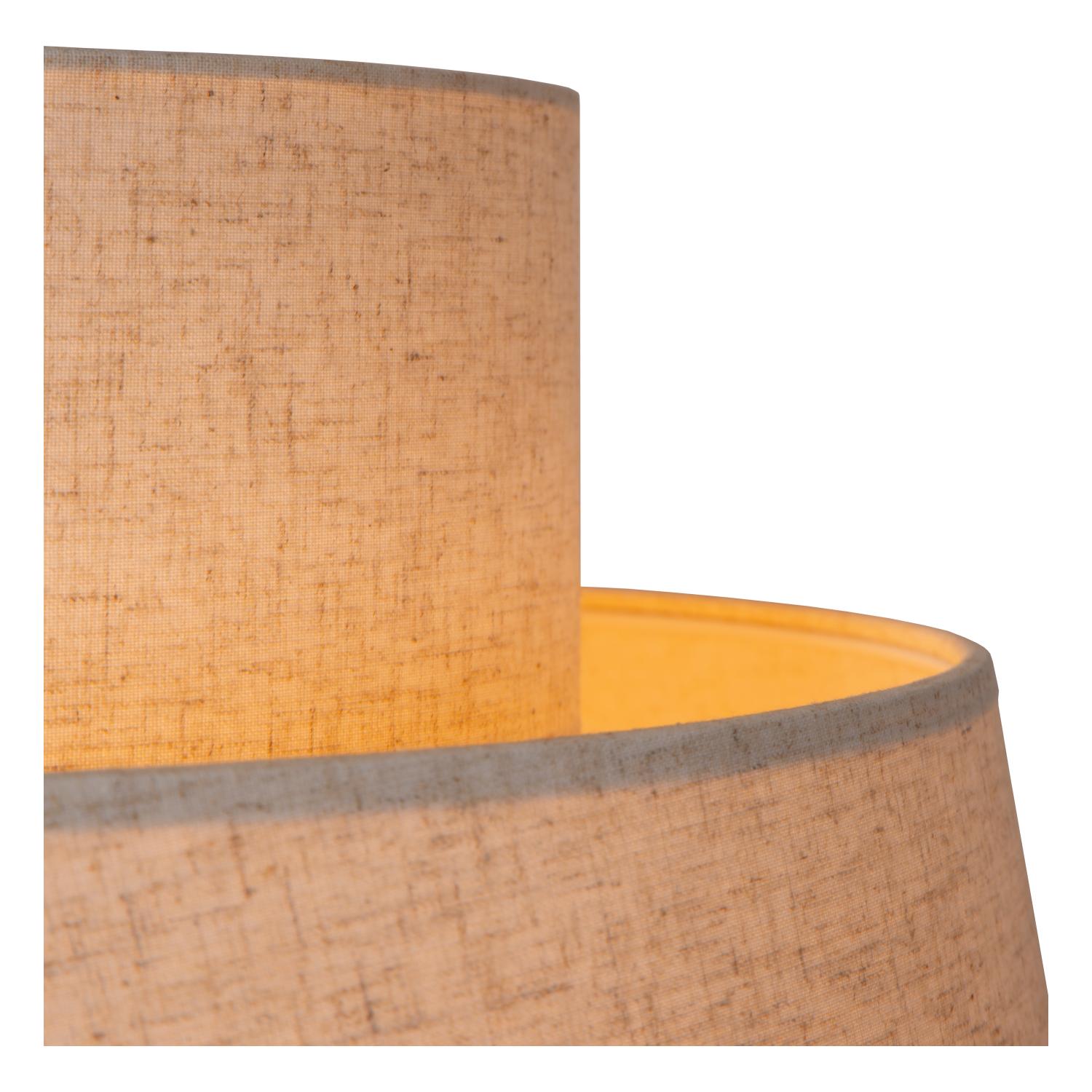 Lucide TRIBUTE - Hanglamp - Ø 60 cm - 1xE27 - Beige - Afbeelding 4
