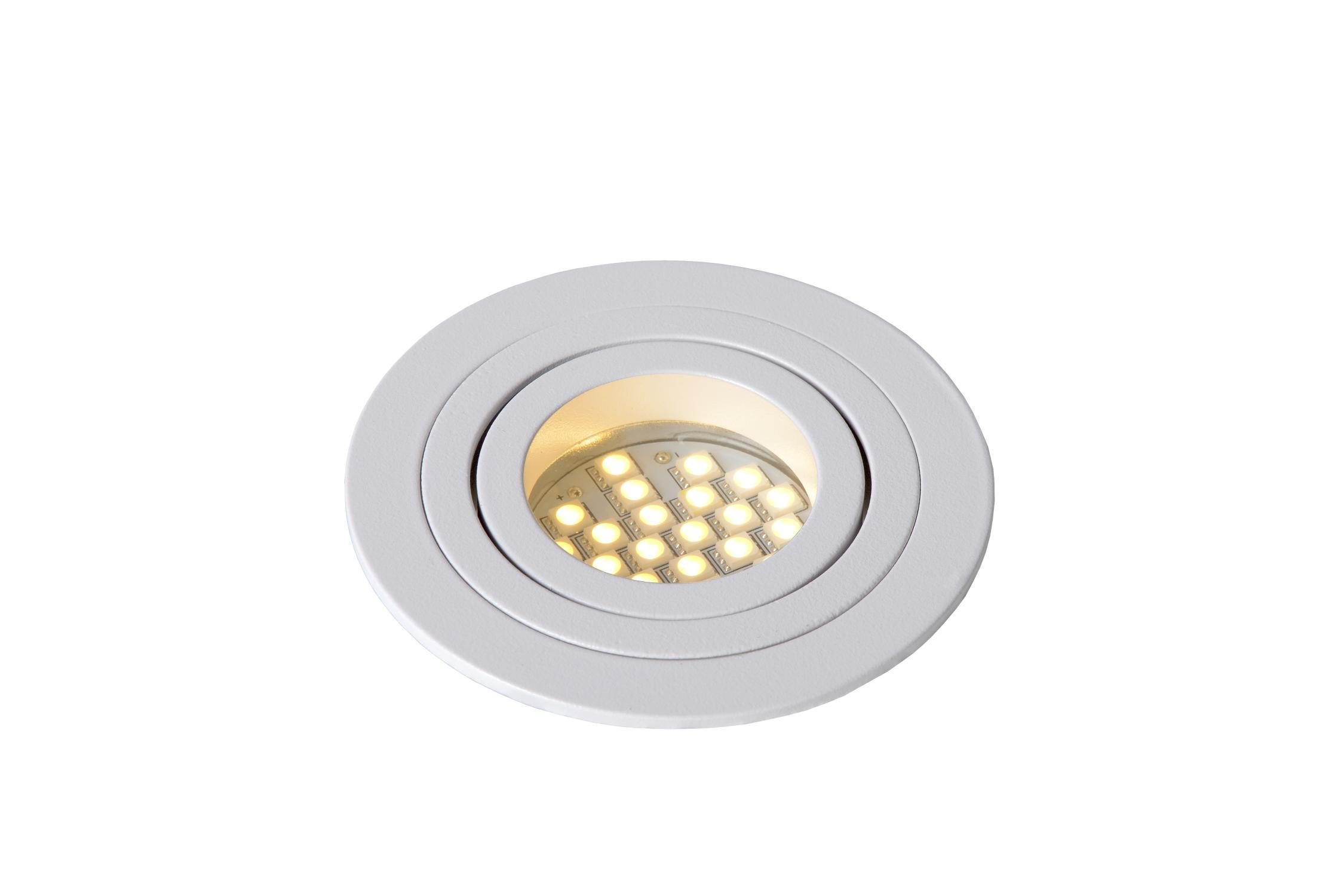 Lucide TUBE - Inbouwspot - Ø 9,2 cm - 1xGU10 - Wit - Afbeelding 6