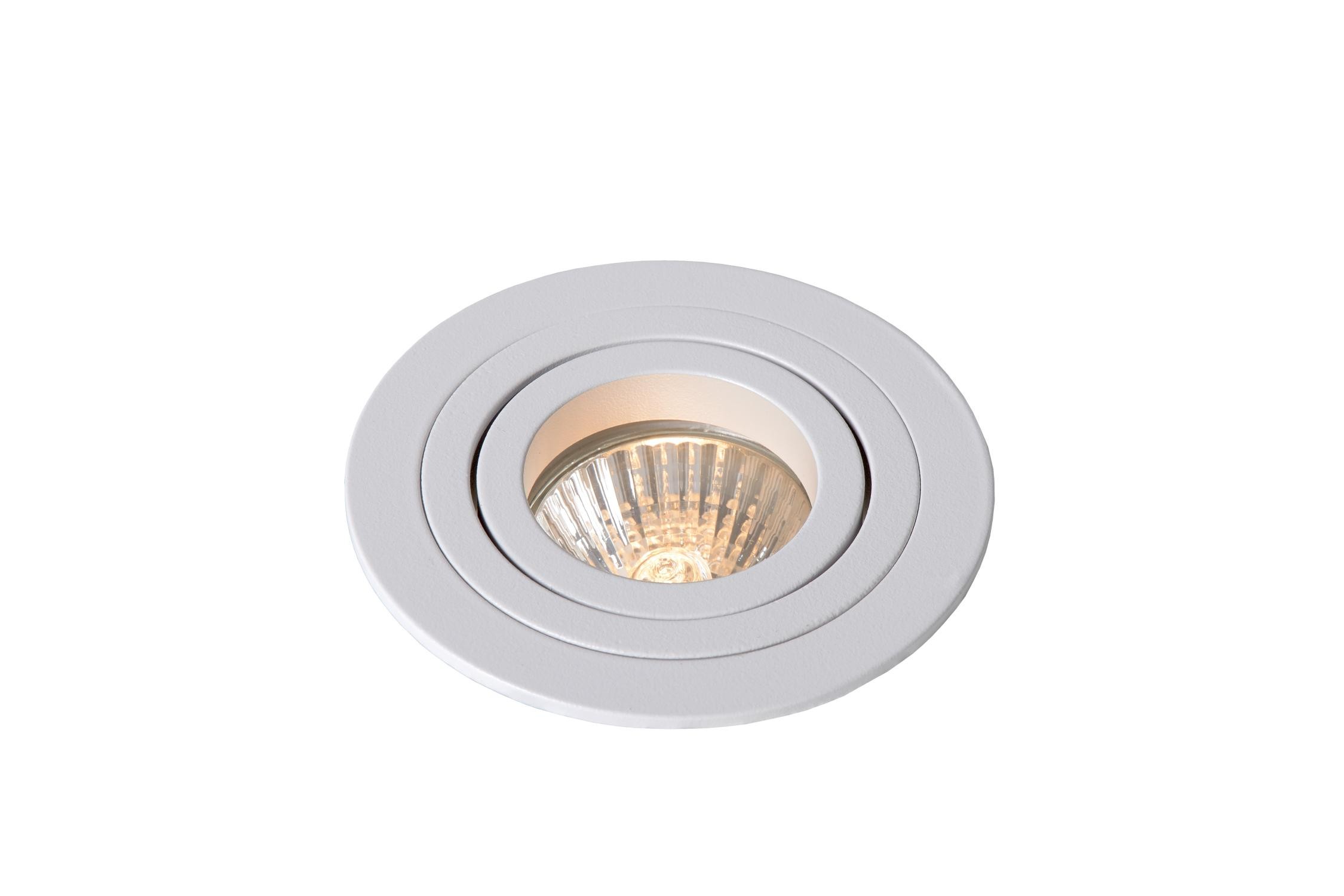 Lucide TUBE - Inbouwspot - Ø 9,2 cm - 1xGU10 - Wit - Afbeelding 7