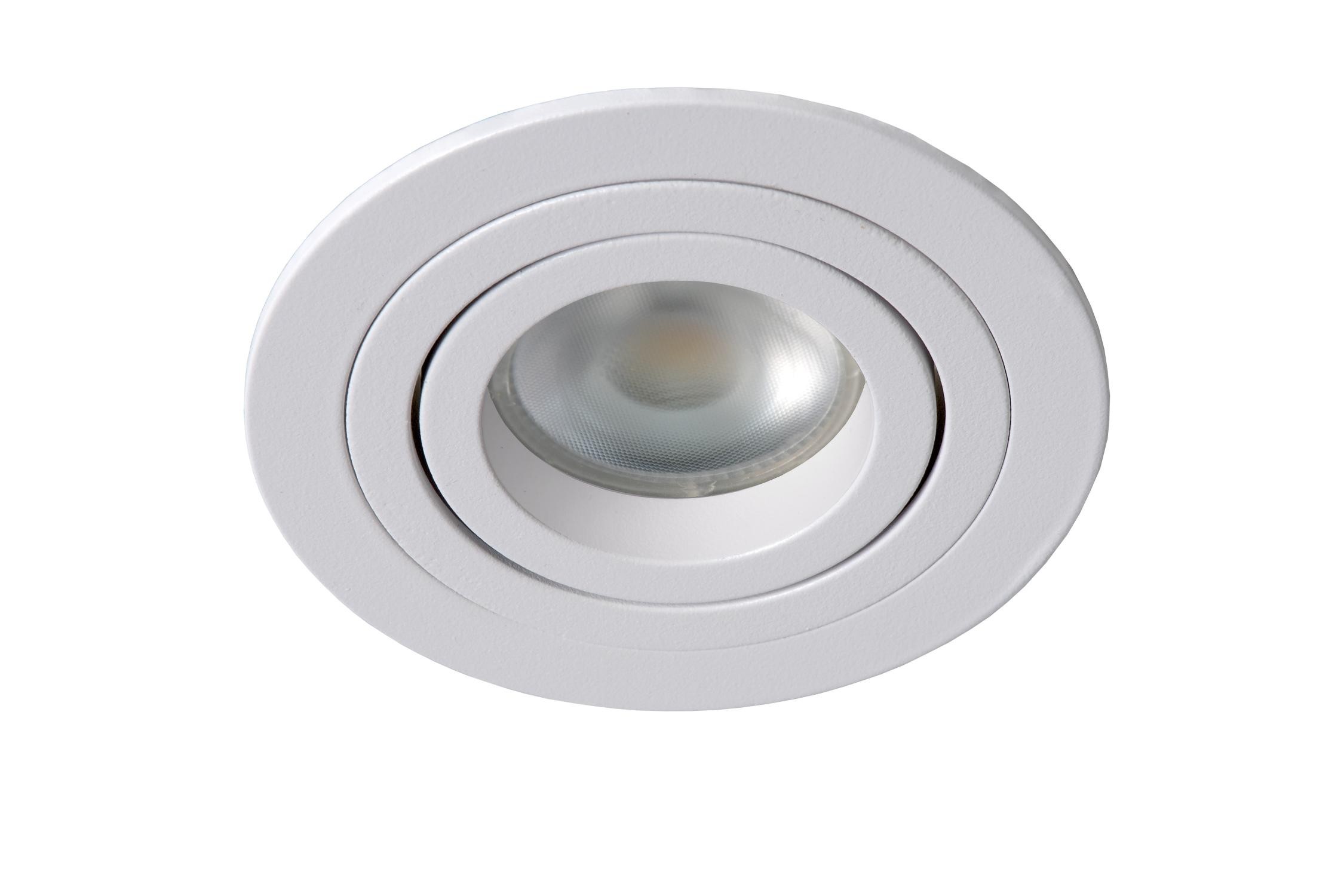 Lucide TUBE - Inbouwspot - Ø 9,2 cm - 1xGU10 - Wit - Afbeelding 2