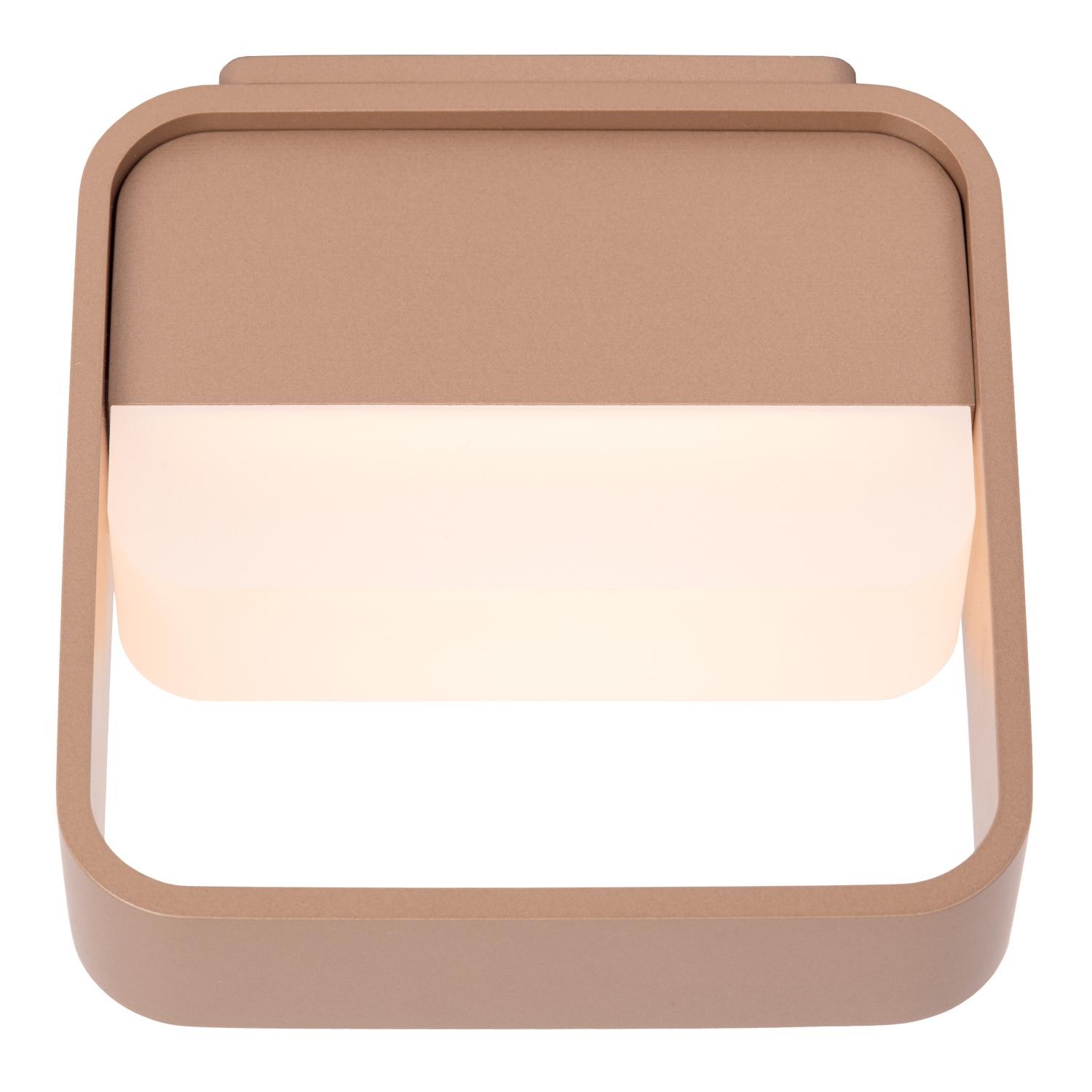 Lucide SILVI - Oplaadbare Wandlamp - Accu/Batterij - LED Dimb. - 1x3,7W 2700K - Roest bruin - Afbeelding 5