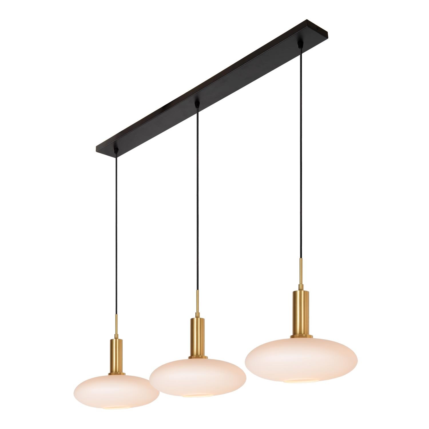 Lucide SINGALA - Hanglamp - 3xE27 - Mat Goud / Messing - Afbeelding 8