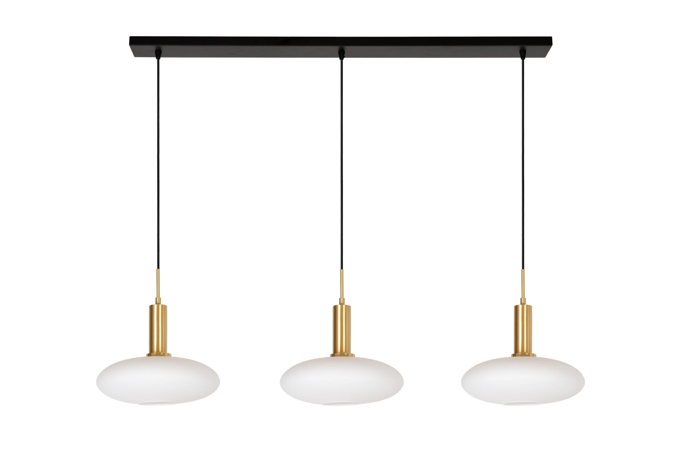 Lucide SINGALA - Hanglamp - 3xE27 - Mat Goud / Messing - Afbeelding 2