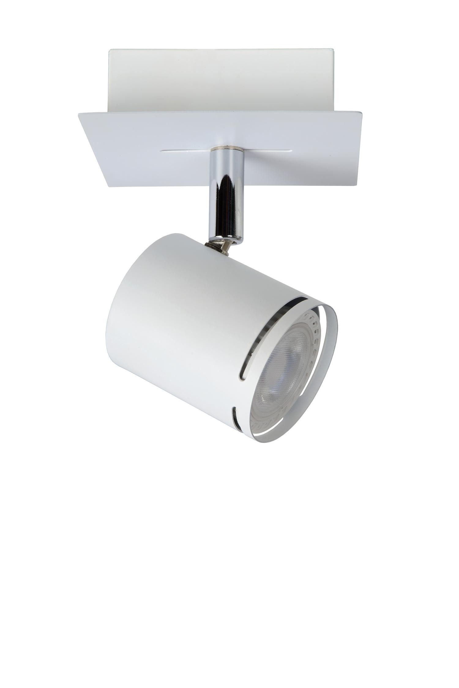 Lucide RILOU - Plafondspot - LED Dimb. - GU10 - 1x5W 3000K - Wit - Afbeelding 2