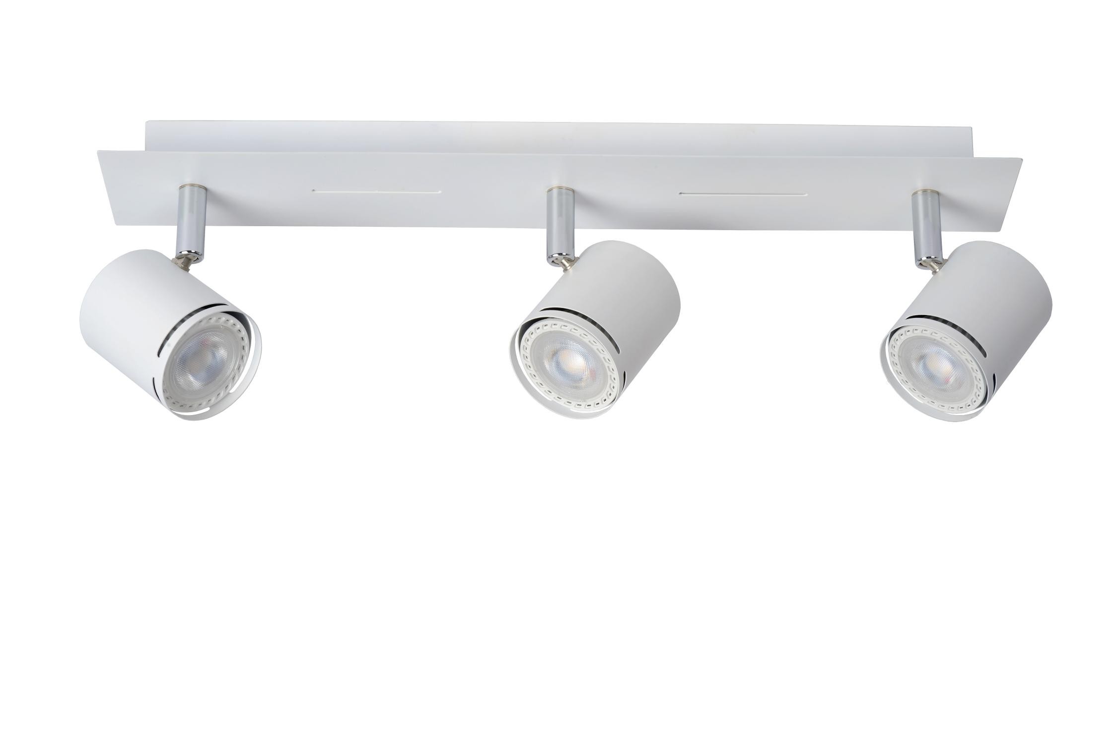 Lucide RILOU - Plafondspot - LED Dimb. - GU10 - 3x5W 3000K - Wit - Afbeelding 2