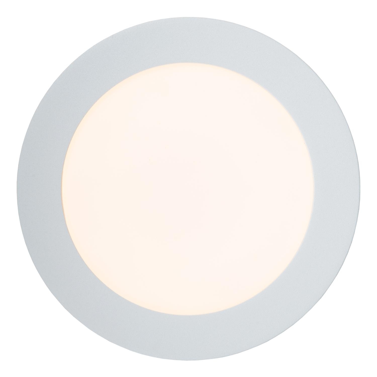 Lucide BRICE-LED - Plafonnière Badkamer - Ø 18 cm - LED Dimb. - 1x12W 3000K - IP44 - Wit - Afbeelding 5