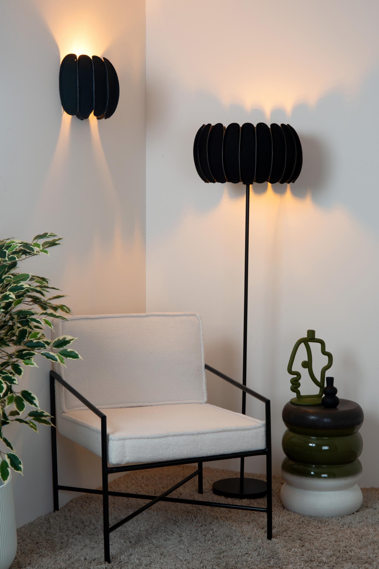 Lucide SPENCER - Wandlamp - 1xE27 - Zwart - Afbeelding 4